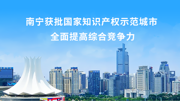 广西南宁市推商标战略获评国家知识产权示范城市